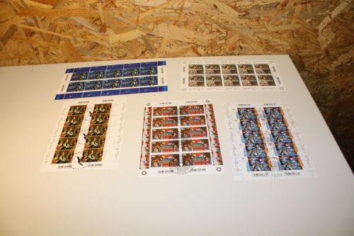 Bund Weihnachtsmarken 2017-2021 10er Bogen gestempelt
