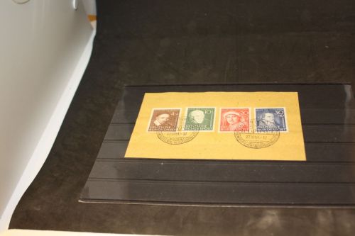 Bund Michel 143-146 Briefstück Sonderstempel Luposta