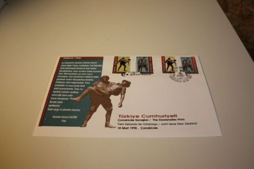 Türkei Michel 3138/39 FDC Gemeinschaftsausgabe Neuseeland