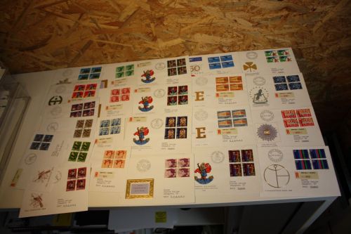 Schweiz Jahrgang 1969 Viererblock FDC komplett