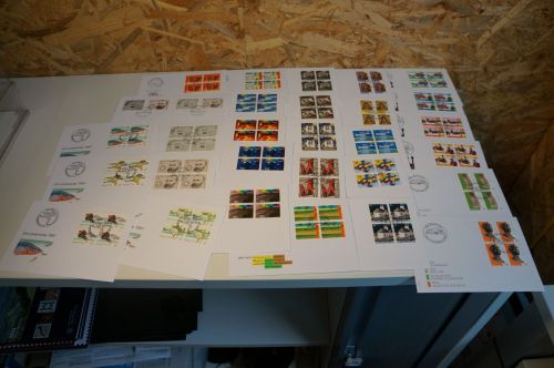 Schweiz Jahrgang 1997 Viererblock FDC fast komplett