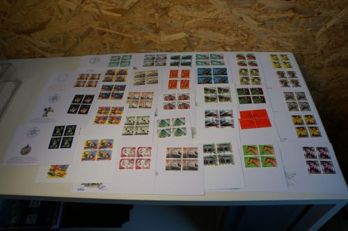 Schweiz Jahrgang 2003 Viererblock FDC fast komplett