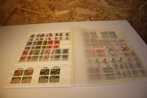 Bund 33 Viererblöcke gestempelt aus 1970-73