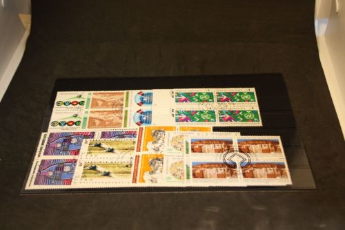 UNO Wien 18 verschiedene gestempelte Viererblocks aus 1982-84