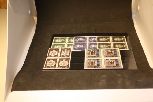 5 Viererblocks Liechtenstein Wappen + Fürsten postfrisch
