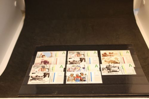 Luxemburg 11 verschiedene personalisierte Marken Radfahrer postfrisch