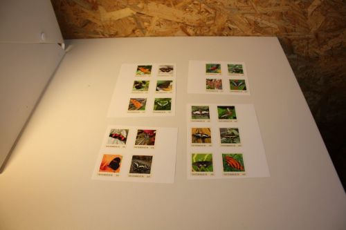 Österreich Schmetterline 20 personalisierte postfrische Marken