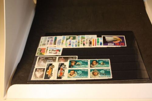 USA Steckkarte mit Marken aus 1988