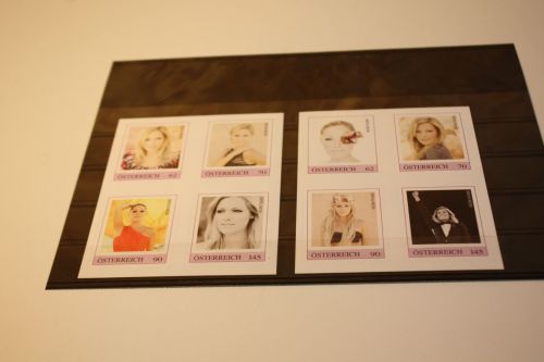 Österreich 8 personalisierte Marken Helene Fischer