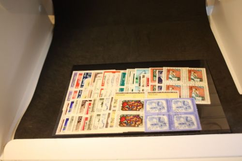 Österreich 1980 gestempelt Viererblock fast komplett