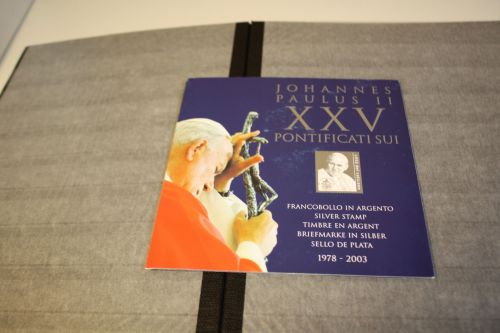 Vatikan Michel 1428 Silbermarke Papst Paul Folder postfrisch