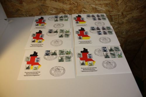 Berlin Michel W83-98 ZS Sehenswürdigkeiten FDC