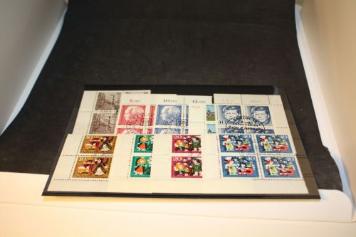 Berlin 9 Viererblöcke aus 1964 gestempelt