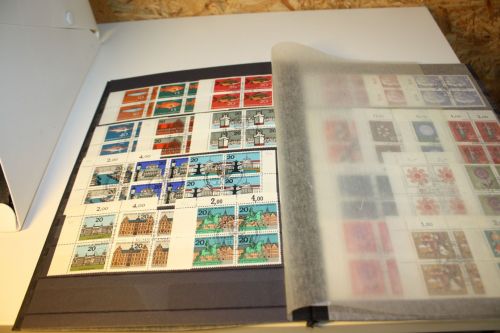 Bund 30 verschiedene Viererblöcke gestempelt aus 1964