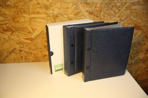 3 Kobra ETB Alben mit Hüllen in blau