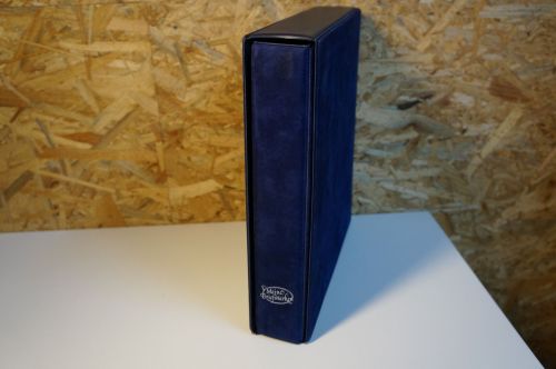 Samt Binder + Schuber blau inkl. 25 2er Hüllen