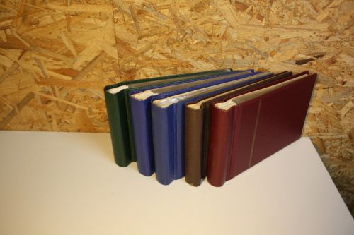 5 Briefe Alben verschiedene Farben