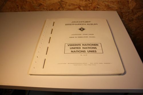 UNO New York 1951-1984 Borek falzlos
