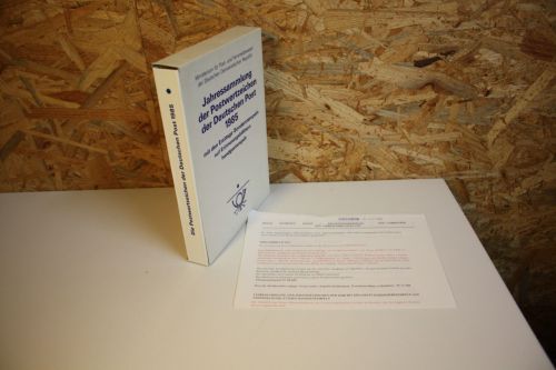 DDR Ersttagsblatt Jahressammlung 1985