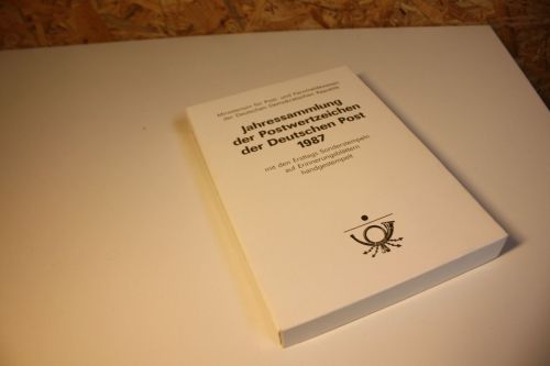 DDR Ersttagsblatt Jahressammlung 1987