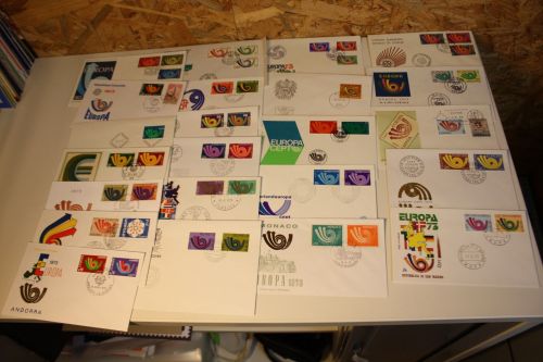 Europa Cept Jahrgang 1973 FDC komplett