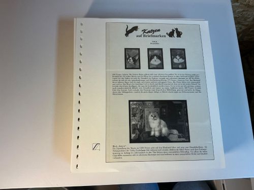 100 Lindner T Blätter versch. Streifen mit gemischten Aufdrucken