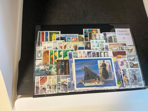 Färöer 1995-1999 gestempelt komplett