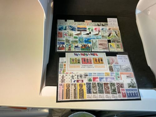 Färöer Jahrgang 1975-1984 postfrisch komplett