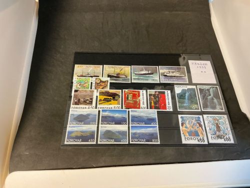 Färöer Jahrgang 1999 postfrisch komplett