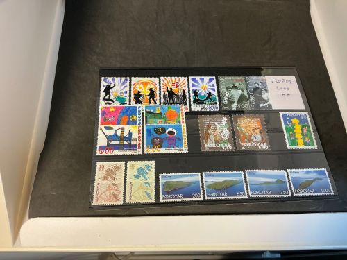 Färöer Jahrgang 2000 postfrisch komplett