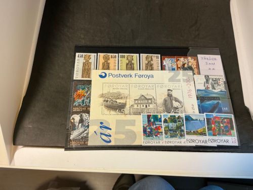Färöer Jahrgang 2001 postfrisch komplett