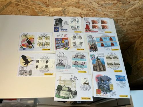 Dt. Post Messebriefe Jahrgang 2001 komplett