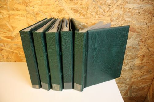 5 Kobra ETB Alben in grün mit Hüllen