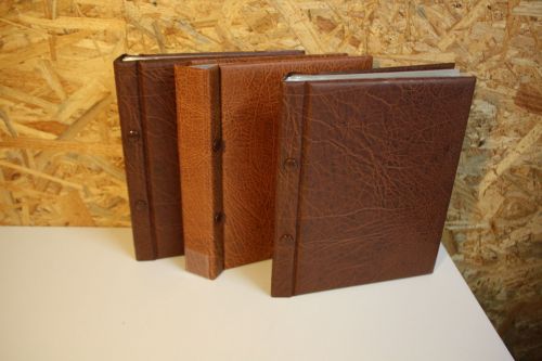 3 Kobra ETB Alben mit Hüllen in braun