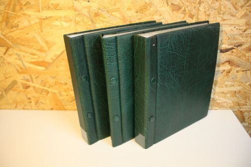 3 Kobra ETB Alben mit Hüllen in grün