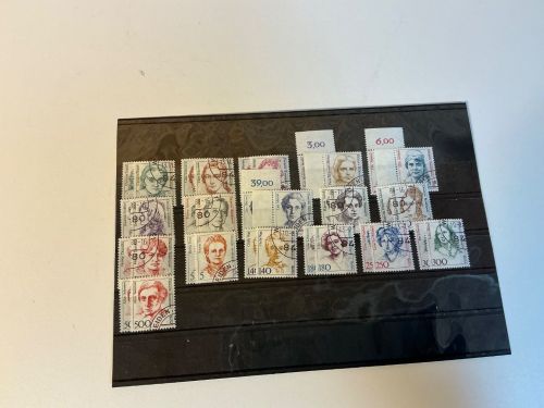 Berlin Frauen postfrisch + gestempelt komplett