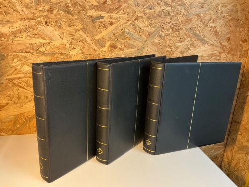 3 Leuchtturm Ringbinder in schwarz mit 13 Ring