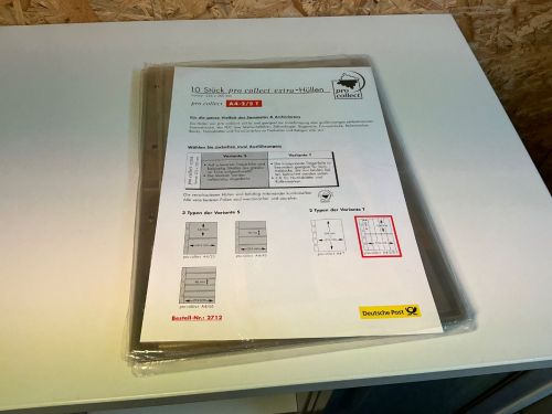 Dt. Post / Pro Collect 40 Blätter glasklar für Rollenmarken