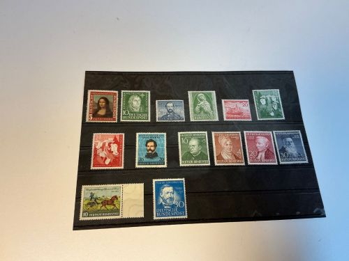 Bund Jahrgang 1952 postfrisch komplett