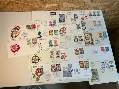 Europa Cept Jahrgang 1964 FDC fast komplett