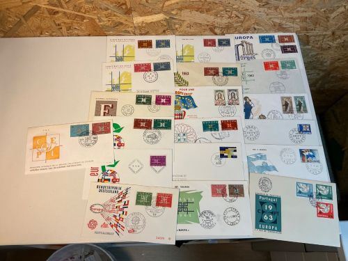 Europa Cept Jahrgang 1963 FDC komplett