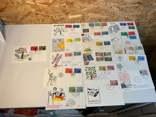 Europa Cept Jahrgang 1962 FDC komplett