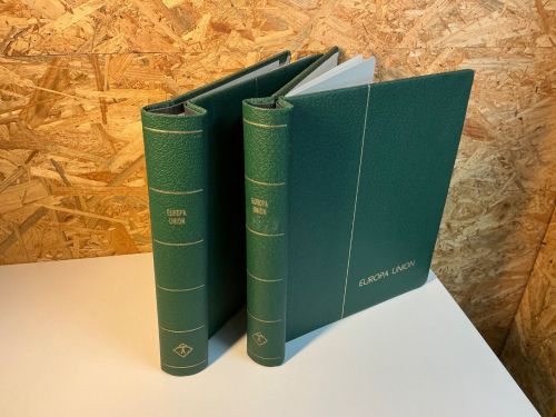 2 Leuchtturm Klemmbinder grün mit Aufdruck Cept