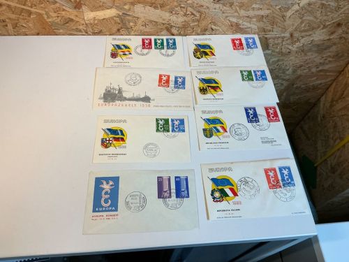 Europa Cept Jahrgang 1958 FDC komplett