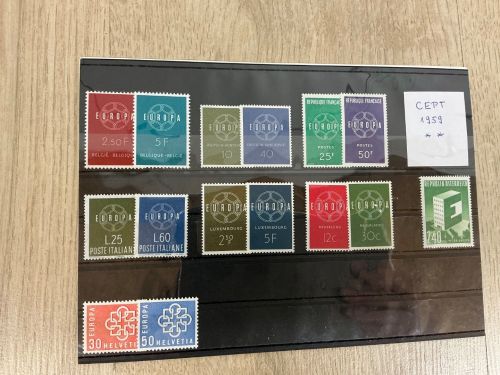 Europa Cept Jahrgang 1959 postfrisch komplett