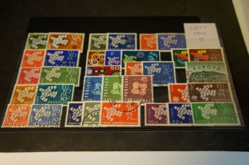Europa Cept Jahrgang 1961 gestempelt komplett