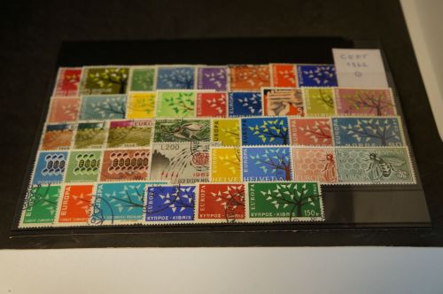 Europa Cept Jahrgang 1962 gestempelt komplett