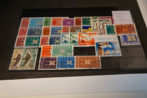 Europa Cept Jahrgang 1963 gestempelt komplett