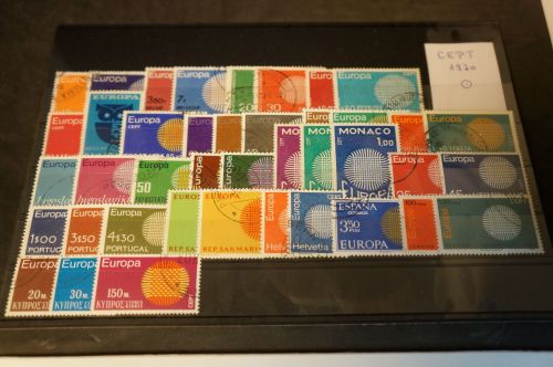 Europa Cept Jahrgang 1970 gestempelt komplett