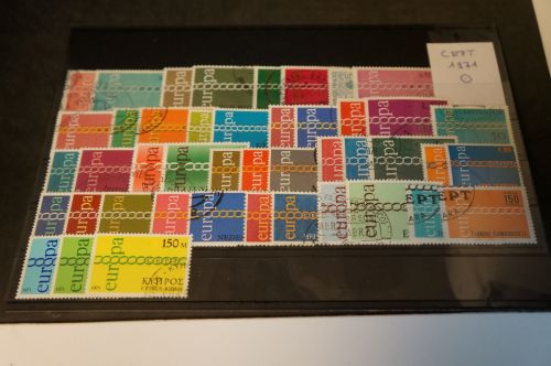 Europa Cept Jahrgang 1971 gestempelt komplett